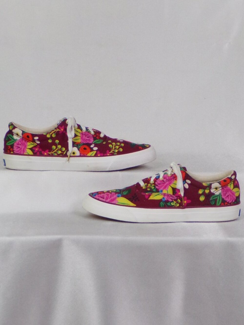 KEDS RIFLE PAPER CO. size 8 multicolor floral flat-heel sneakers